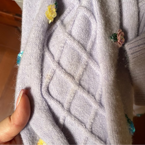 For Love and Lemons lilac Sutton cardigan - Picture 8 of 9